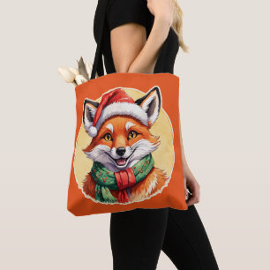 Funny Animal Christmas Favourites - Fox 1 Tote Bag