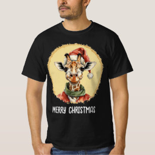 Funny Animal Christmas Favourites - Giraffe 1 T-Shirt