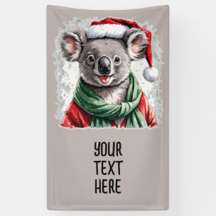 Funny Animal Christmas Favourites - Koala 1 Banner