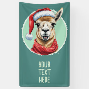 Funny Animal Christmas Favourites - Llama 1 Banner