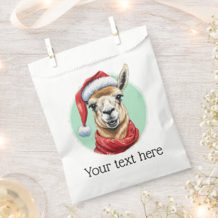 Funny Animal Christmas Favourites - Llama 1 Favour Bag
