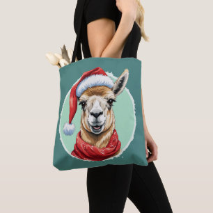 Funny Animal Christmas Favourites - Llama 1 Tote Bag