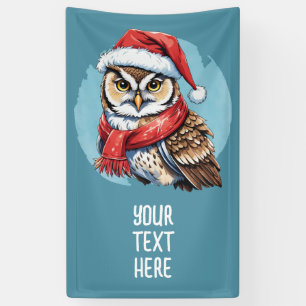Funny Animal Christmas Favourites - Owl 1 Banner
