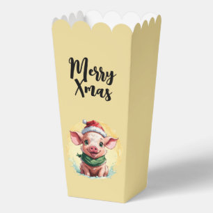 Funny Animal Christmas Favourites - Piglet 1 Favour Box