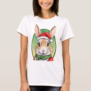 Funny Animal Christmas Favourites - Rabbit 5 T-Shirt