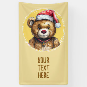 Funny Animal Christmas Favourites - Teddy Bear 1 Banner
