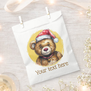 Funny Animal Christmas Favourites - Teddy Bear 1 Favour Bag
