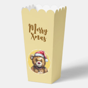 Funny Animal Christmas Favourites - Teddy Bear 1 Favour Box