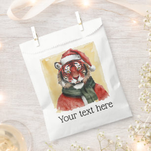 Funny Animal Christmas Favourites - Tiger 1 Favour Bag