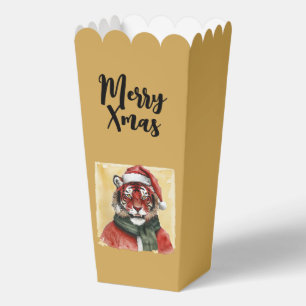 Funny Animal Christmas Favourites - Tiger 1 Favour Box