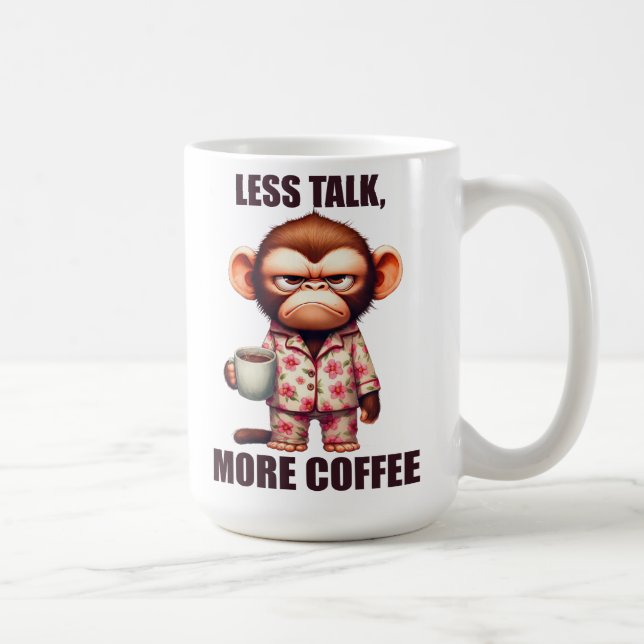 Funny Animal/Coffee/Monkey Coffee Mug (Right)
