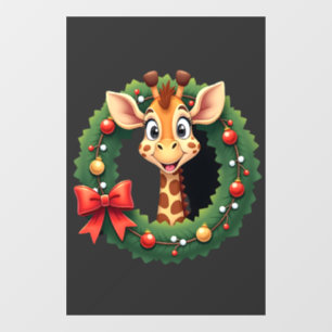 Funny Animal Giraffe Meme Face Festive Xmas T-Shir