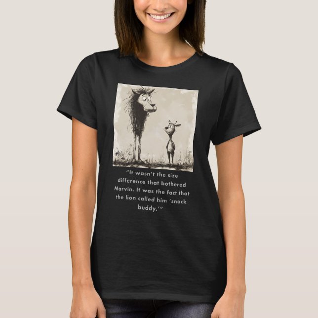 Funny Animal Graphic Design #6 T-Shirt (Front)