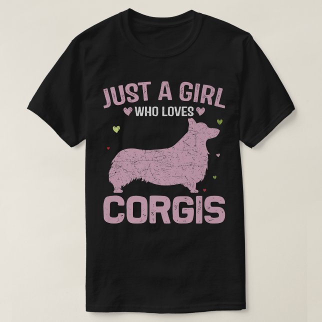 Funny Animal Lovers Women Just A Girl Who Loves Co T-Shirt (Design Front)