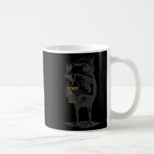 Funny Animal Meme Frog Drinking Iced Coffee Men Mug