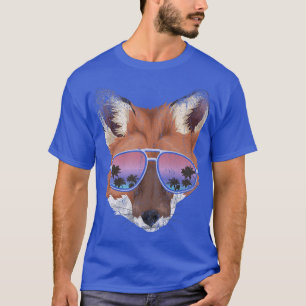 Funny Animal Tropical Summer Palm Trees Cool Sungl T-Shirt