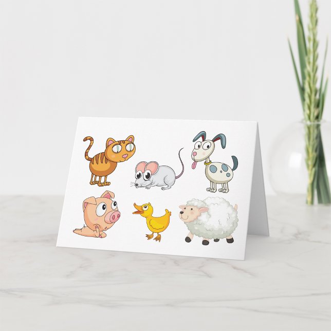 Funny Animals Card (Creator Uploaded)