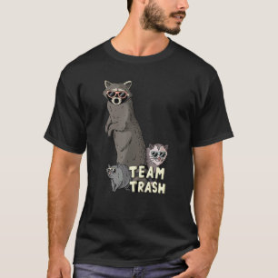 Funny Animals Garbage Gang Team Trash Opossum Racc T-Shirt