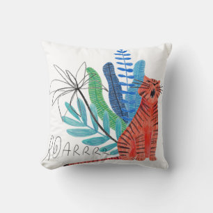 Funny Animals Kids Throw Pillows