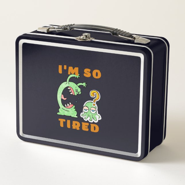 Funny Animals Sarcastic Cute          Metal Lunch Box (Front)