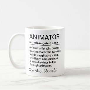Funny Animator Definition Coffee Mug
