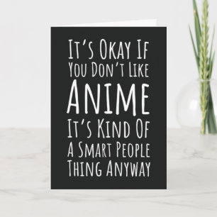 Funny Anime Cards For Otaku Manga Lover Humour Kid