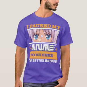 Funny anime design for manga and anime fans gift T-Shirt