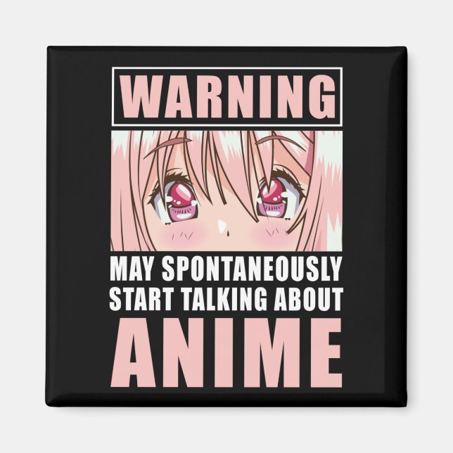 Funny Anime Girl Japanese Otaku Manga Japan Magnet (Front)