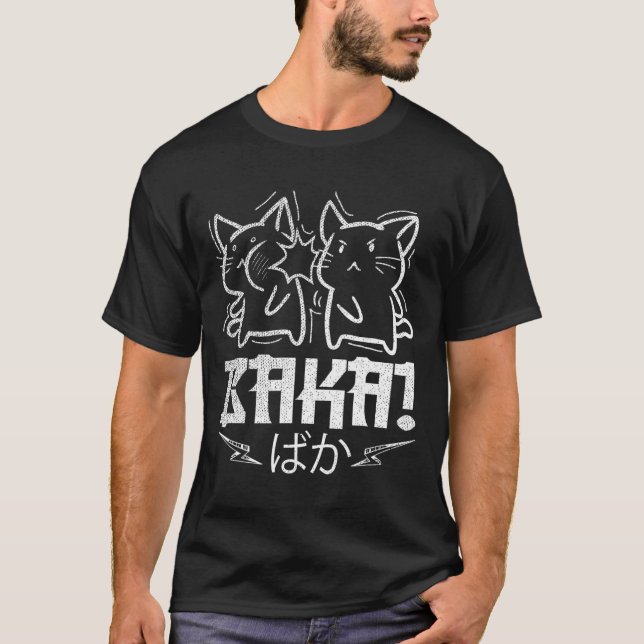 Funny Anime Manga Otaku Baka Rabbit Slap Meme  T-Shirt (Front)