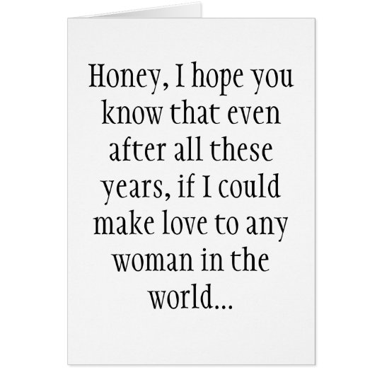 Funny anniversary card