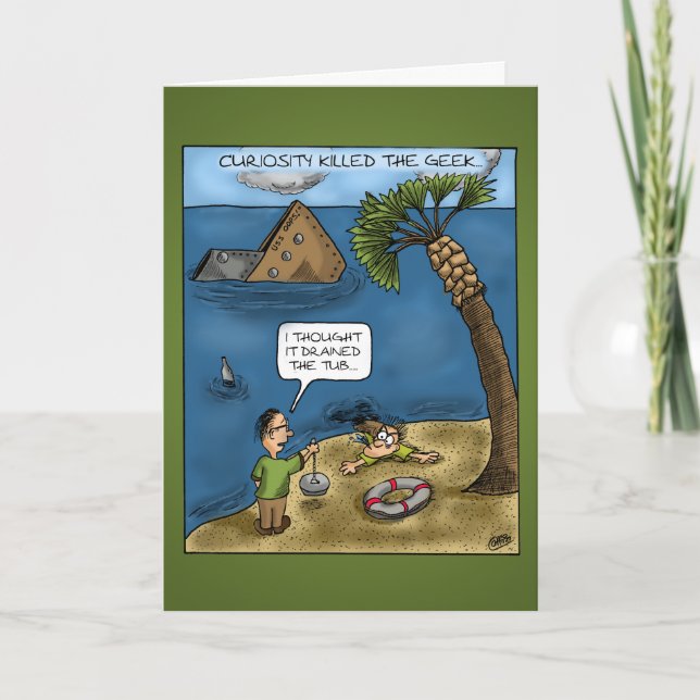 Funny Anniversary Cards: Ships Ahoy Card (Front)
