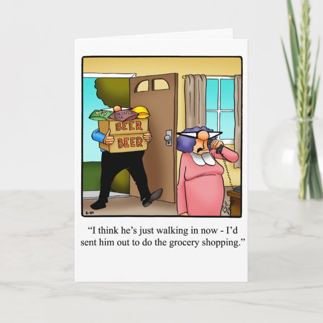Funny Anniversary Humour Card For Them (Front)