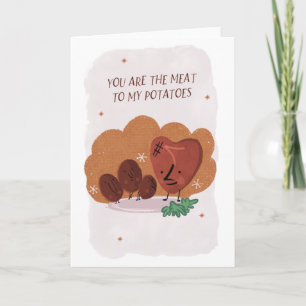 Funny Anniversary or Valantines Card, retro design Card