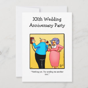 Funny Anniversary Party Invitation