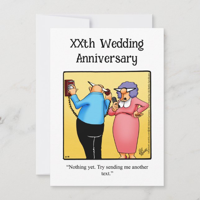 Funny Anniversary Party Invitation (Front)