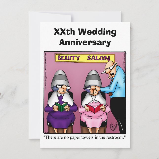 Funny Anniversary Party Invitation (Front)