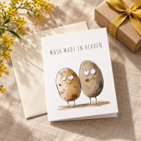 Funny Anniversary Pun Humour Mash Made in Heaven