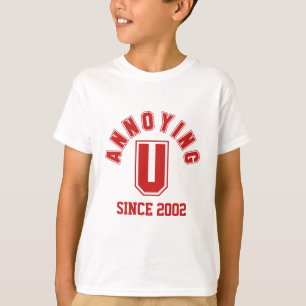 Funny Annoying You Boy Tee, Red T-Shirt