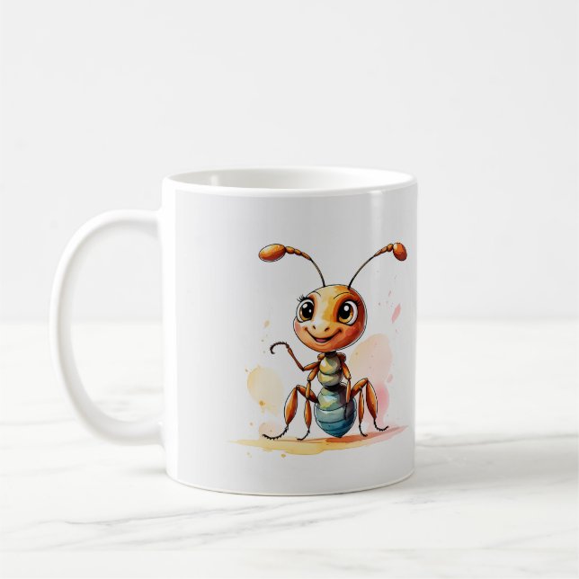 Funny Ant Mug - Nature Lover's Delight (Left)