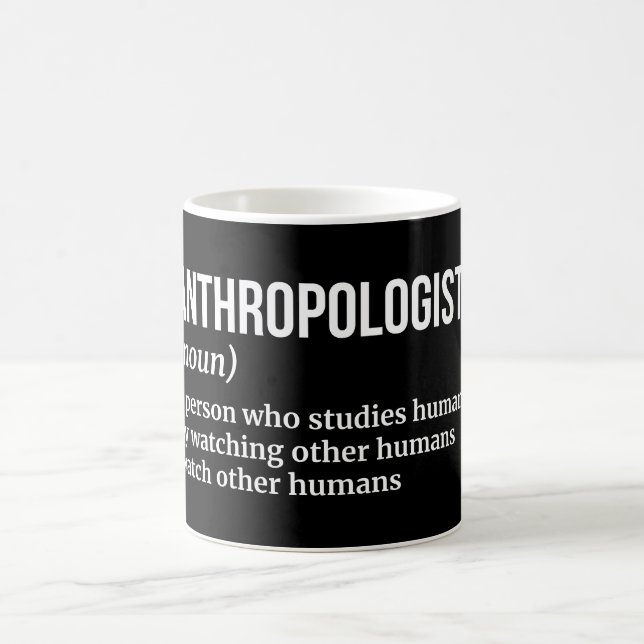 Funny Anthropologist Definition Coffee Mug (Center)