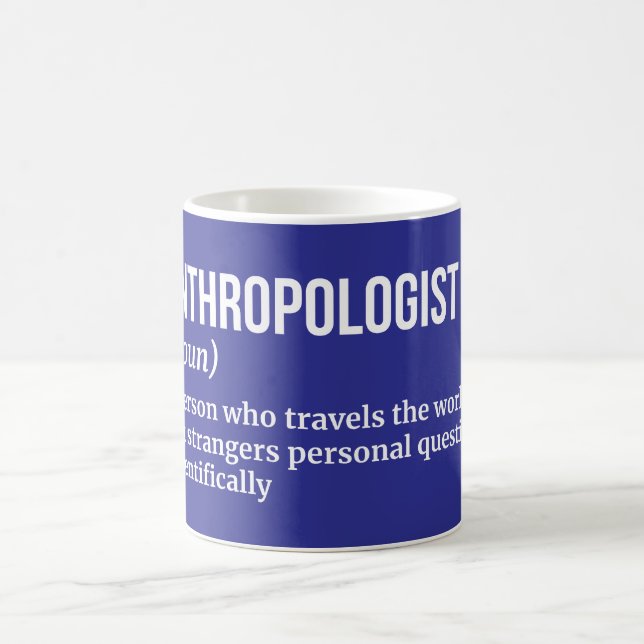 Funny Anthropology Professor Mug (Center)