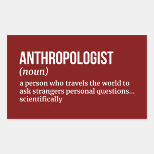 Funny Anthropology Sticker