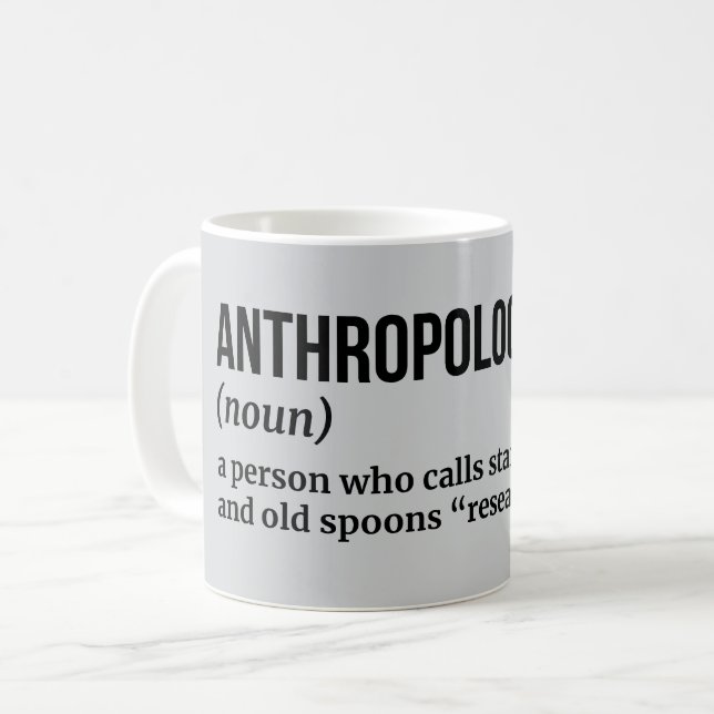Funny Anthropology Student Mug (Front Left)