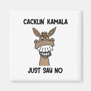 Funny Anti Kamala Harris Laughing Donkey  Magnet