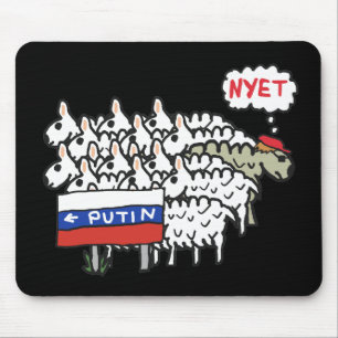 Funny Anti Putin Mouse Pad