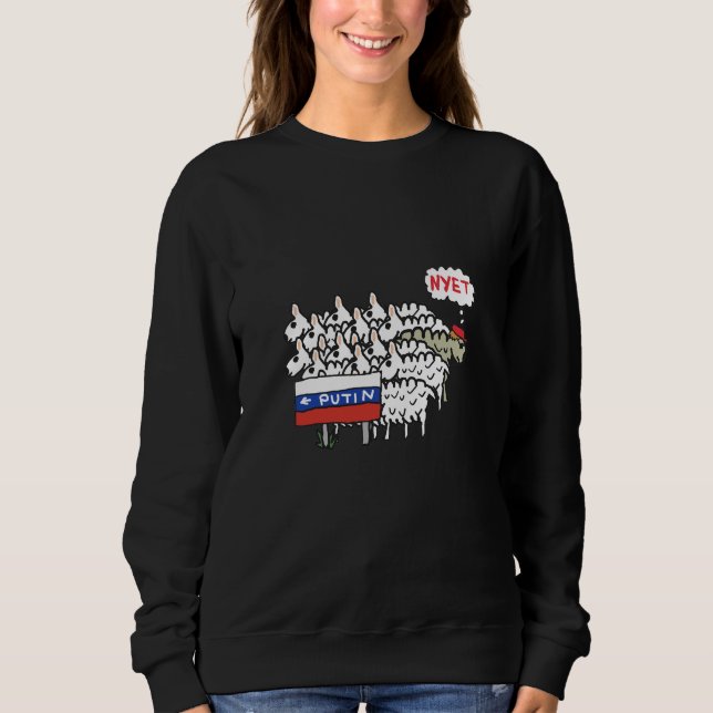 Funny Anti Putin Sweatshirt (Front)