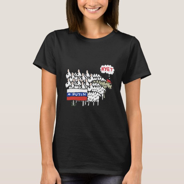 Funny Anti Putin T-Shirt (Front)