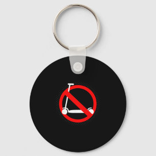 Funny Anti-scooter By Skaters That Love Skateboard Key Ring