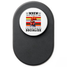Funny Anti-Social Rooster Phone Grip