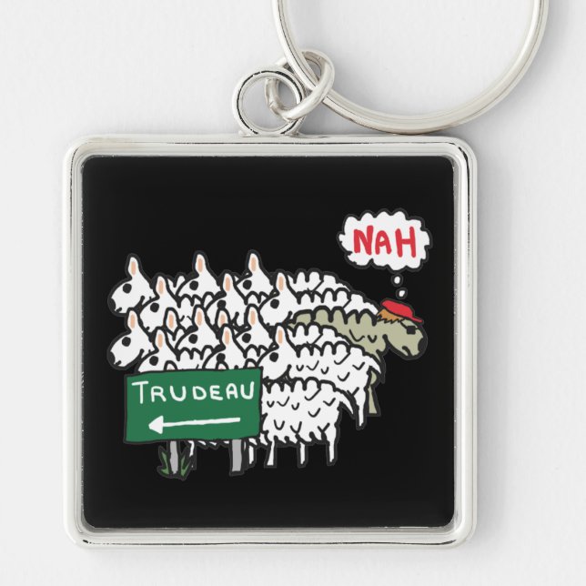 Funny Anti Trudeau Key Ring (Front)